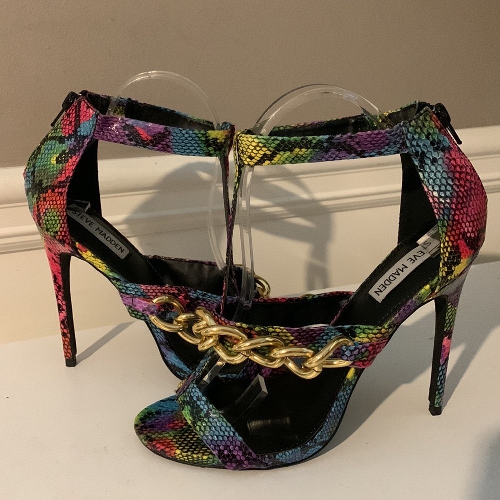 Steve Madden Stag Multi Snake Print With Chain - image 3